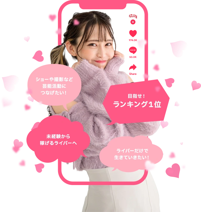 人気ライバーを育てるライバー事務所